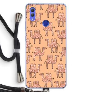 Kameel: Honor Note 10 Transparant Hoesje met koord
