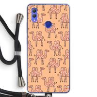 Kameel: Honor Note 10 Transparant Hoesje met koord