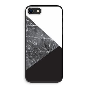 Combinatie marmer: iPhone SE 2020 Biologisch afbreekbaar hoesje