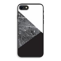 Combinatie marmer: iPhone SE 2020 Biologisch afbreekbaar hoesje