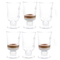 Uniglass Irish Coffee glazen - 6 stuks - 250 ml - glas - koffie glazen - thumbnail