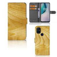 OnePlus Nord N10 | Book Style Case | Licht Hout