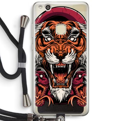 Tiger and Rattlesnakes: Huawei Ascend P10 Lite Transparant Hoesje met koord