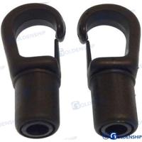 GS60118 - ZWARTE KARABIJNHAAK 5-6 MM (2