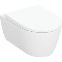 Geberit Wandcloset iCon Pack Diepspoel Gesloten Vorm Rimfree Met Zitting Softclose En Quick release Wit