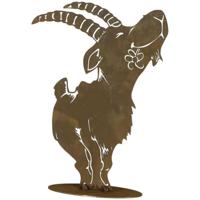 Siena Garden Decoratieve figuur Steenbok Plaatstaal Bruin