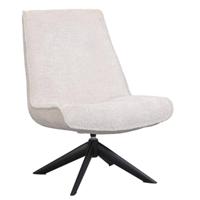 Leen Bakker - Fauteuil Nora - Stof - Crème - 71x68x85 Cm
