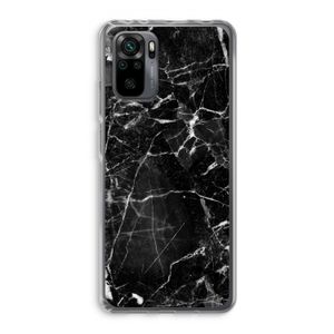 Zwart Marmer 2: Xiaomi Redmi Note 10 Pro Transparant Hoesje