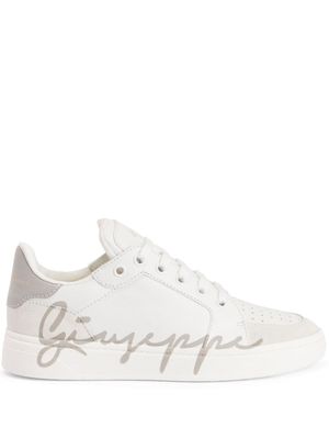 Giuseppe Zanotti baskets Gz94 à logo imprimé - Blanc
