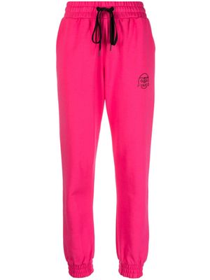 PINKO pantalon de jogging Carico en coton - Rose