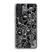 Vexx Black City : Samsung Galaxy S21 FE Transparant Hoesje Vexx Black City : Samsung Galaxy S21 FE Transparant Hoesje