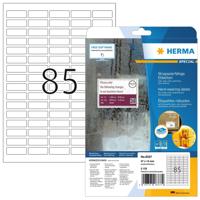 Etiket HERMA 8337 37x13mm weerbestendig wit 2125 etiketten