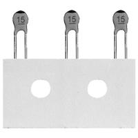 RICHWELL Keramische schijfcondensator Radiaal bedraad 100 V/DC 5 % 1 stuk(s)