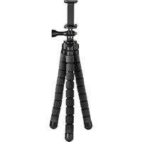 Hama Tripod 1/4 inch Werkhoogte: 9 - 26 cm Zwart Voor smartphones en GoPro