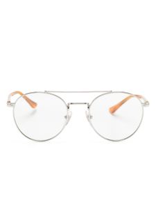 Persol lunettes de soleil PO1009S à monture ronde - Argent