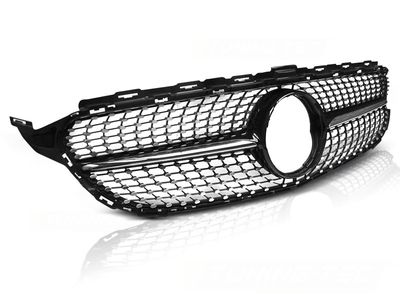 Tuning-Tec Grill MERCEDES W205 14- C450 AMG STIJL CHROOM GLANZEND ZWART