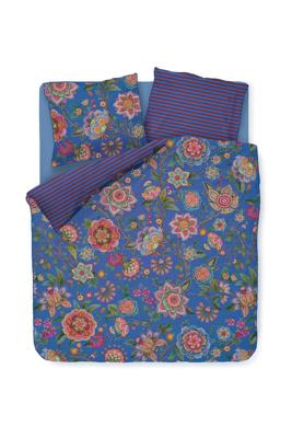 Pip Studio Dekbedovertrekset Bombay Bold Donkerblauw 200x200cm/220cm