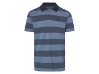 LIVERGY Heren poloshirt (strepen/blauw, M)