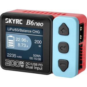 SKYRC B6neo Modelbouwoplader 10 A Lood, LiFePO, LiHV, Li-ion, Li-poly, NiCd, NiMH