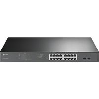 TP-LINK 16-Port Gigabit PoE+ Easy Smart Switch, Netwerk switch 16 + 2 poorten 10 / 100 / 1000 MBit/s PoE-functie - thumbnail