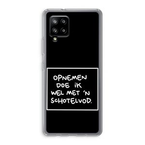 Schotelvod: Samsung Galaxy A42 5G Transparant Hoesje