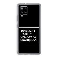 Schotelvod: Samsung Galaxy A42 5G Transparant Hoesje
