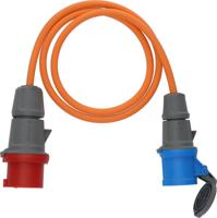 Brennenstuhl 1132970025 power uitbreiding 1,5 m Buiten Blauw, Grijs, Oranje, Rood