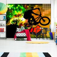 Fotobehang - Mountainbike , premium print vliesbehang - thumbnail