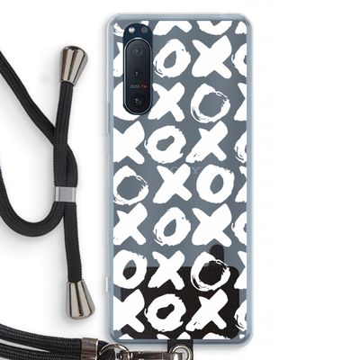 XOXO: Sony Xperia 5 II Transparant Hoesje met koord
