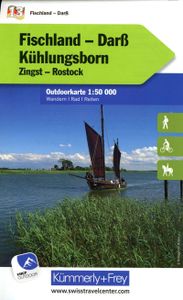 Wandelkaart 13 Outdoorkarte Fischland - Darss - Kühlungsborn | Kümmerl