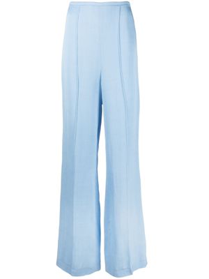 Róhe pantalon ample à plis marqués - Bleu