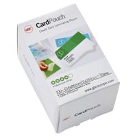 GBC Card Lamineerhoezen 54x86mm 2x250 micron Glanzend (100)