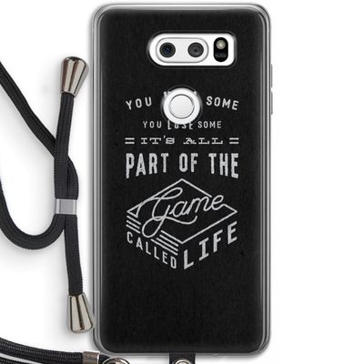 Life: LG V30 Transparant Hoesje met koord
