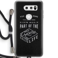 Life: LG V30 Transparant Hoesje met koord