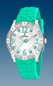 Horlogeband Festina F16541-4 Silicoon Groen 20mm