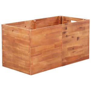 VidaXL Plantenbak verhoogd 100x50x50 cm acaciahout