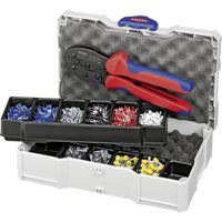 Knipex Knipex-Werk 97 90 23 Krimptang Adereindhulzen 0.25 tot 6 mm² Incl. assortiment adereindhulzen in koffer