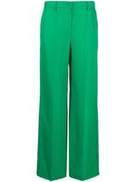 P.A.R.O.S.H. pantalon ample à taille haute - Vert - thumbnail