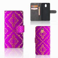 Wallet Case Nokia 3.1 (2018) Barok Roze