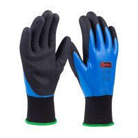 Connex handschoen nitril blauw gr08 - cox938678