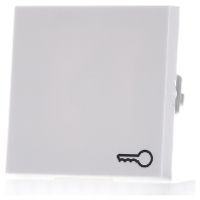 028703  - Cover plate for switch/push button white 028703 - thumbnail