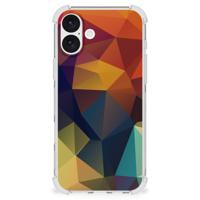 iPhone 16 Plus Shockproof Case Polygon Color