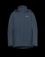 Jack wolfskin Rotwand 3 in 1 jas Dames Midnight Sky XL