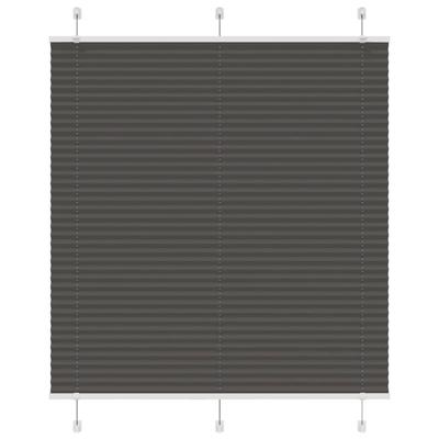 Pliss rolgordijn 120x150cm stofbreedte 119,4cm polyester zwart