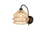 Trio Rotan wandlampHive met zwart - R21681736