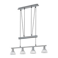 Trio Design hanglampLevisto 4-lichts nikkel - 371010407