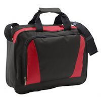 Laptop tas rood/zwart 40 cm - thumbnail