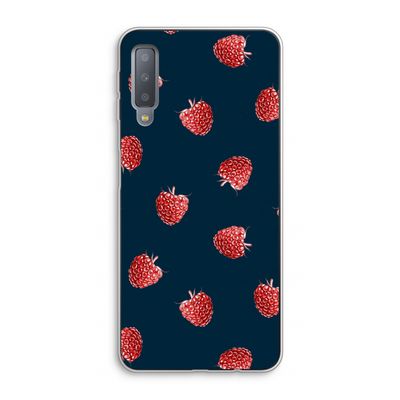 Framboosjes: Samsung Galaxy A7 (2018) Transparant Hoesje