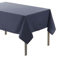 Antraciet grijze tafelkleden/tafellakens 140 x 250 cm rechthoekig van stof   -