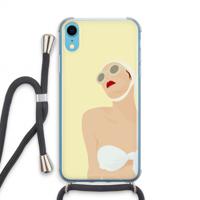 Summer: iPhone XR Transparant Hoesje met koord